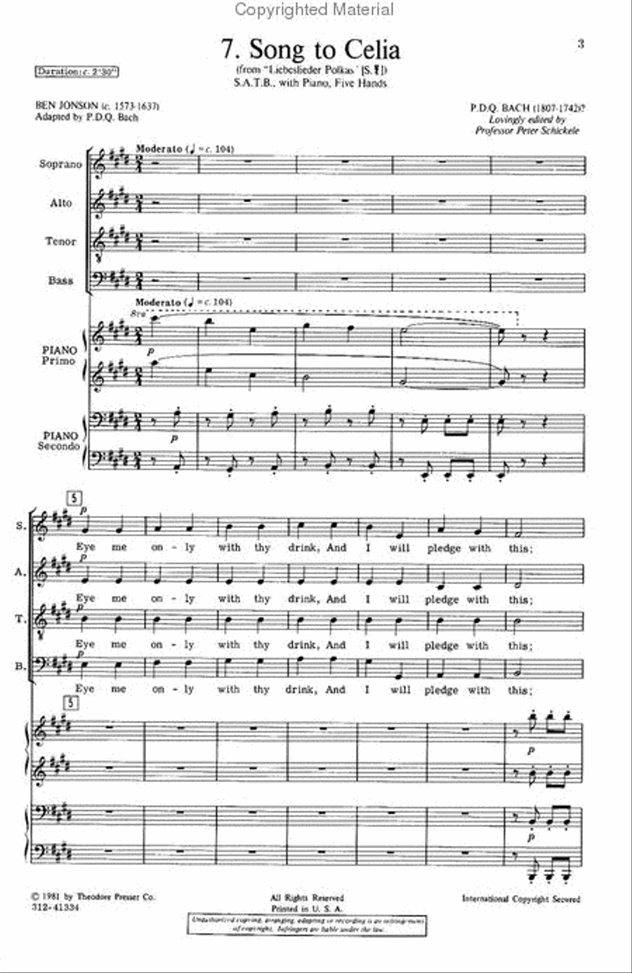 Liebeslieder Polkas, S. 2/4 Choir scores gallery preview page 2