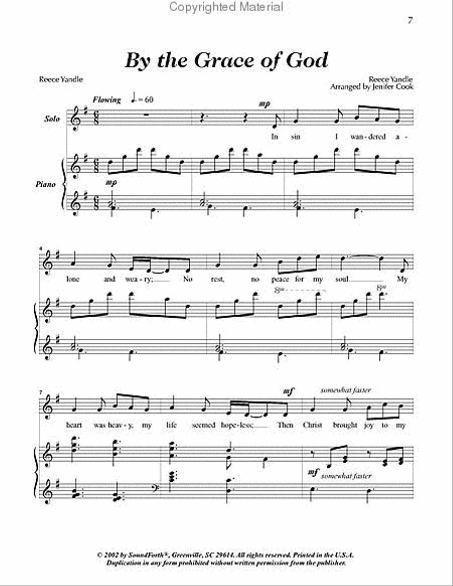 <br>Sheet music extract