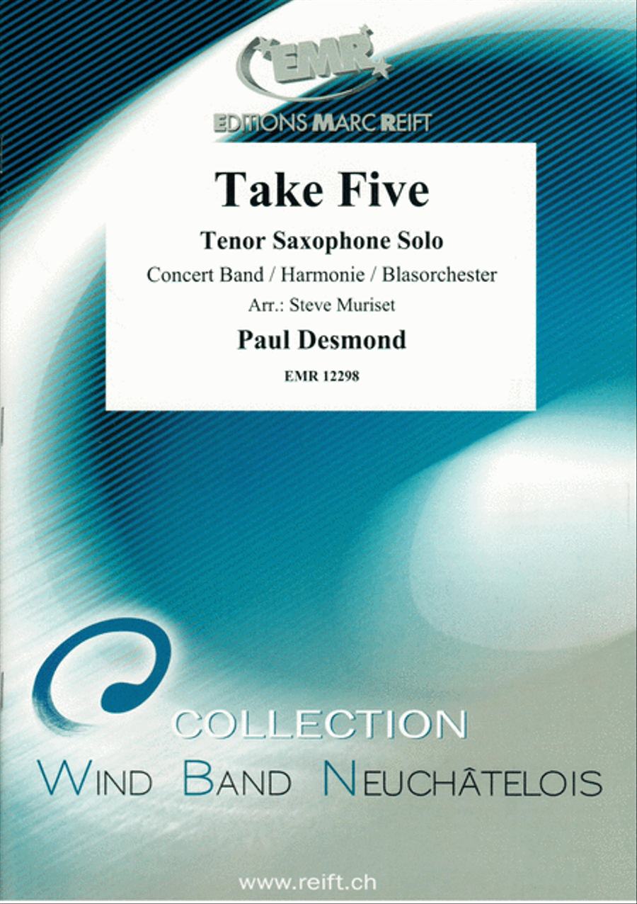 Take Five Concert Band scores gallery preview page 1