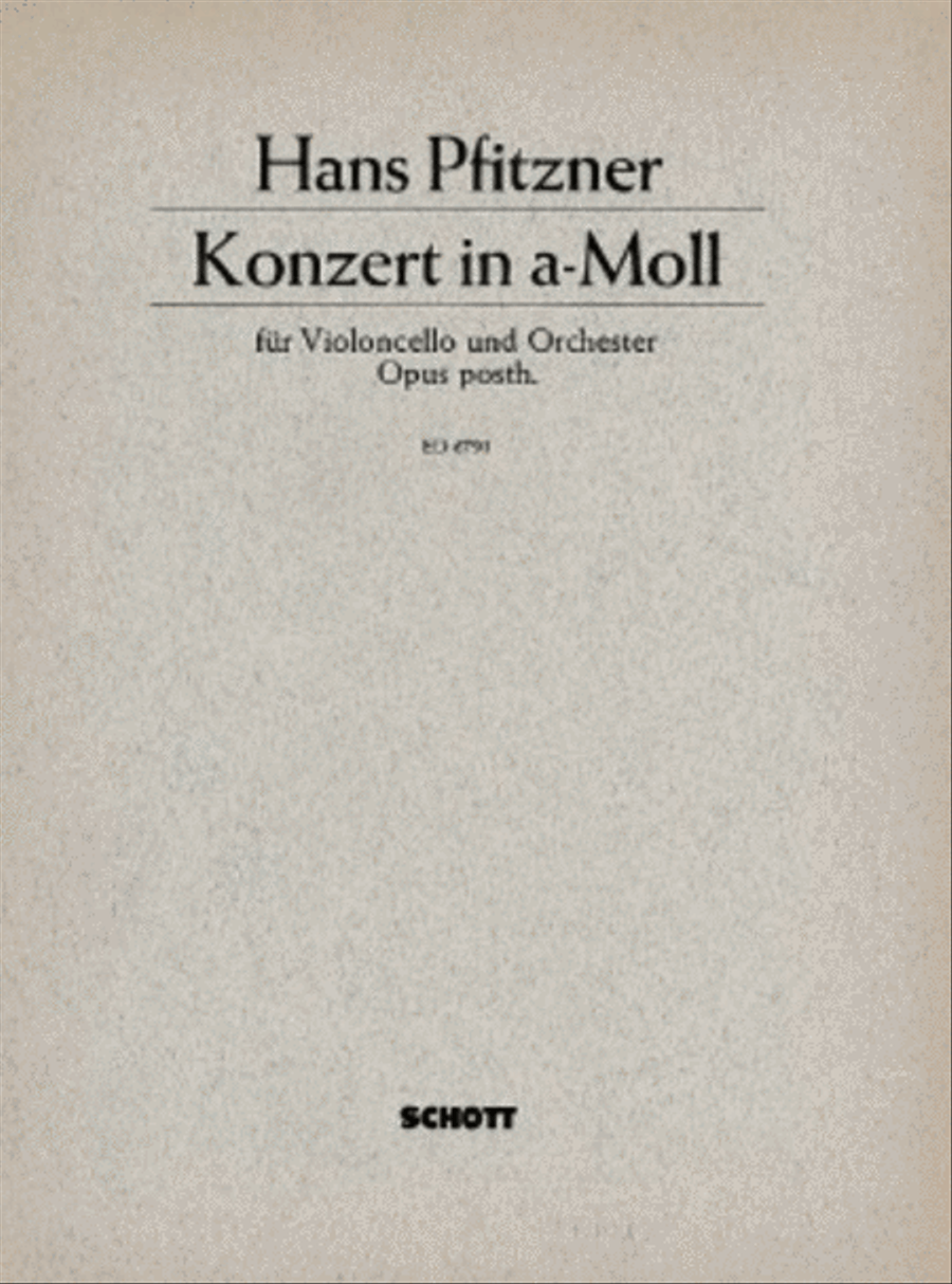 Cello Concerto Op.posth A Minor Piano scores gallery preview page 1