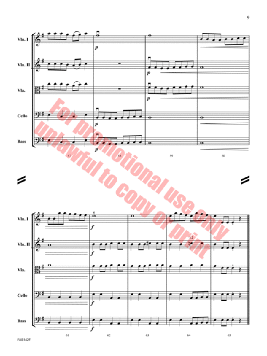 Bow Hunters Bow Hunters Orchestra scores gallery preview page 9