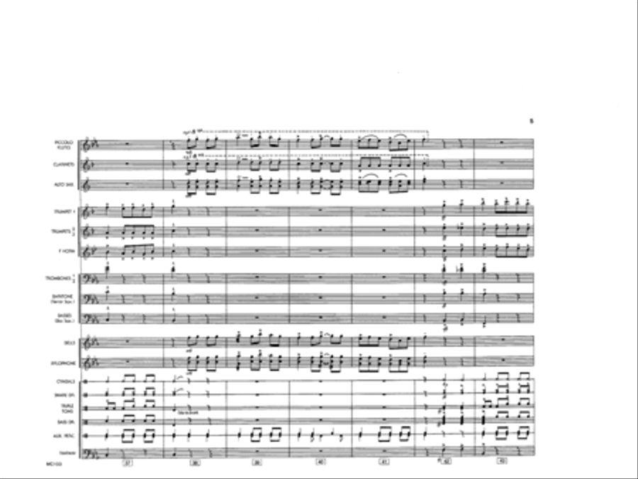 Scheherazade Scheherazade Marching Band scores gallery preview page 6