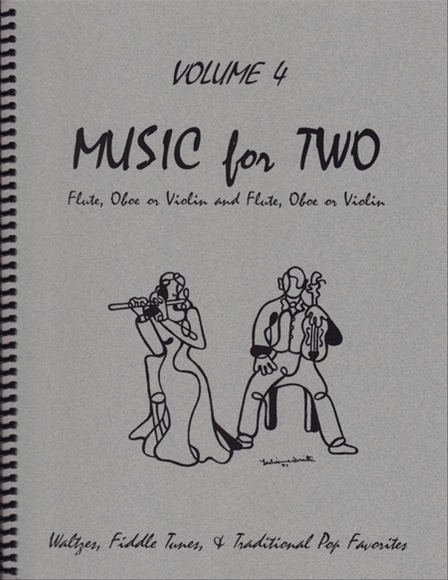 Music for Two, Volume 4 - Flute/Oboe/Violin and Flute/Oboe/Violin Flute scores gallery preview page 1