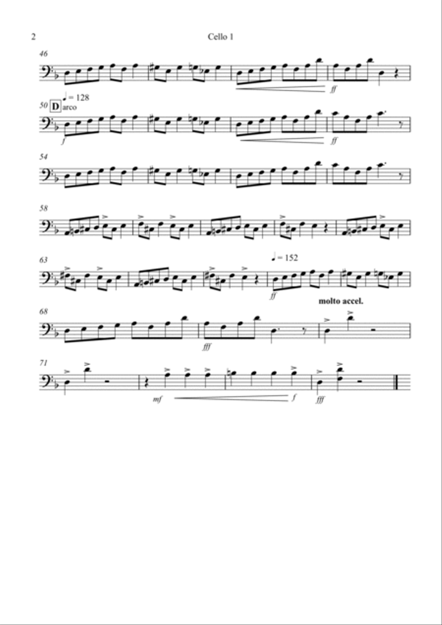 In the Hall of the Mountain King for Cello Duet String Duet scores gallery preview page 6