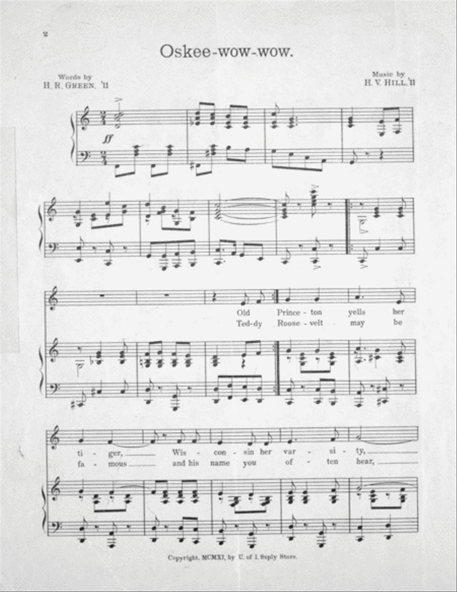 Oskee Wow Wow Voice scores gallery preview page 2