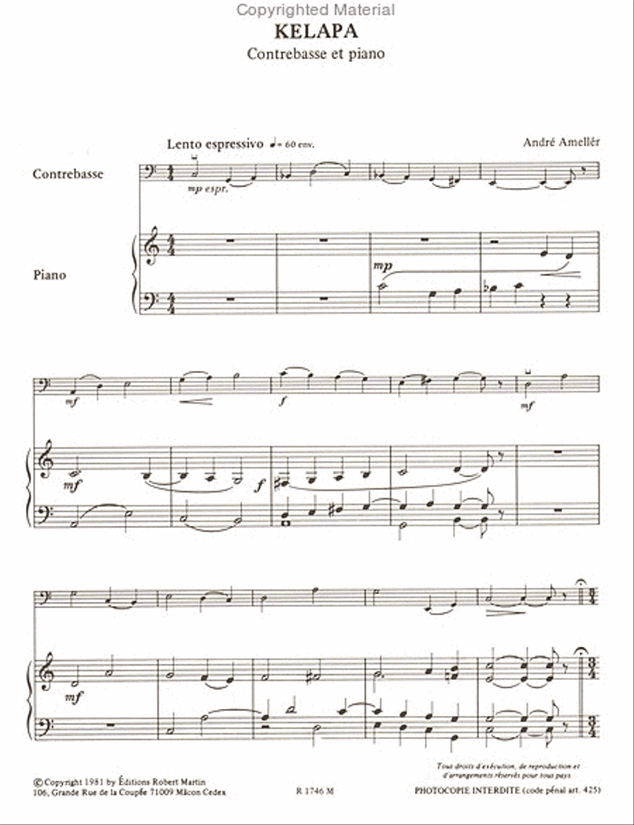 Kelapa Kelapa Double Bass scores gallery preview page 2