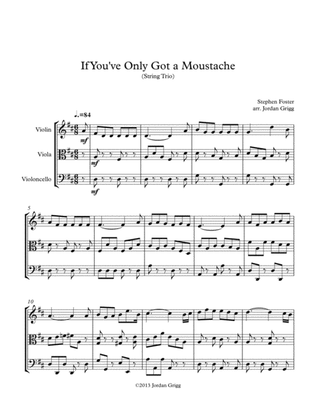 Book cover for If You've Only Got a Moustache (String Trio)