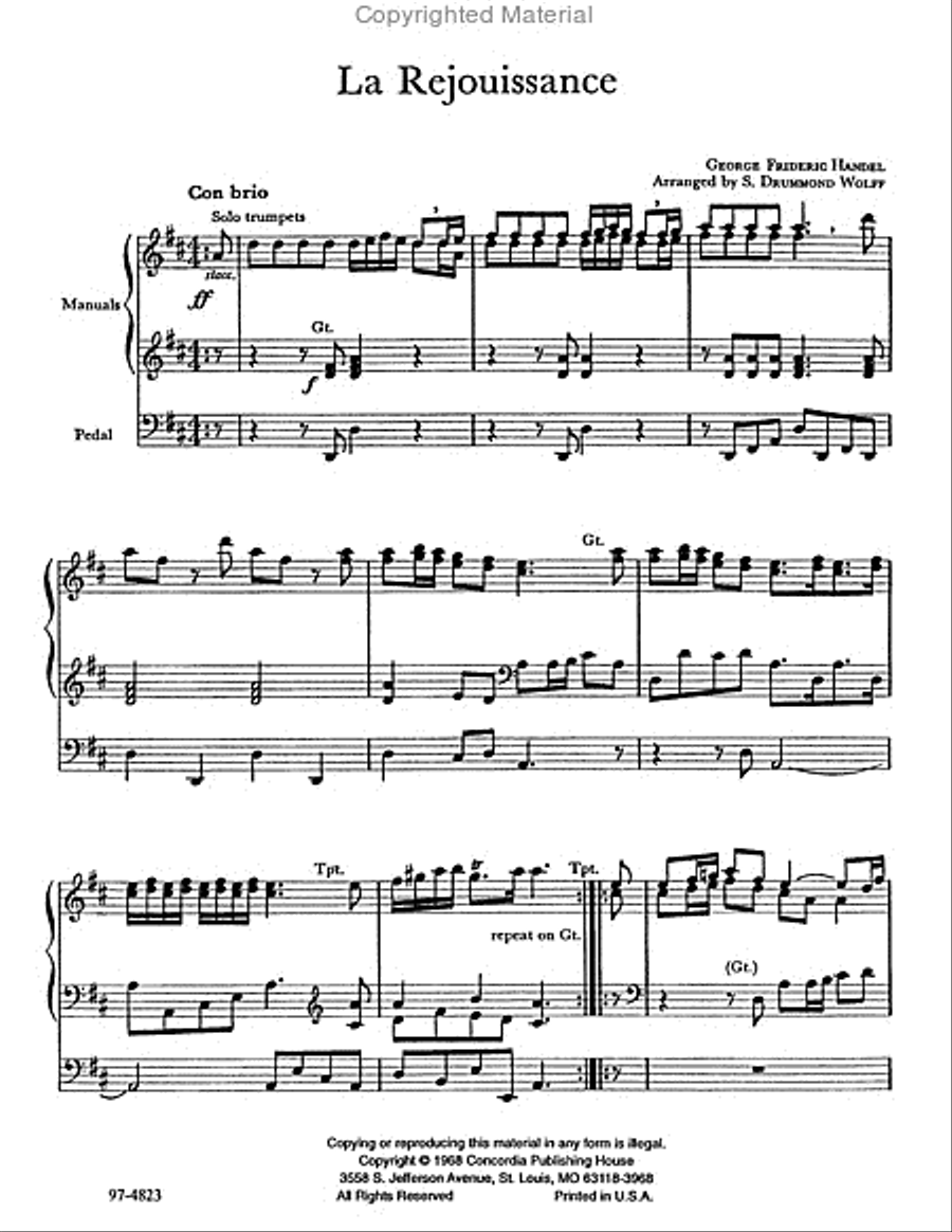 La Rejouissance / The Rejoicing Organ scores gallery preview page 2