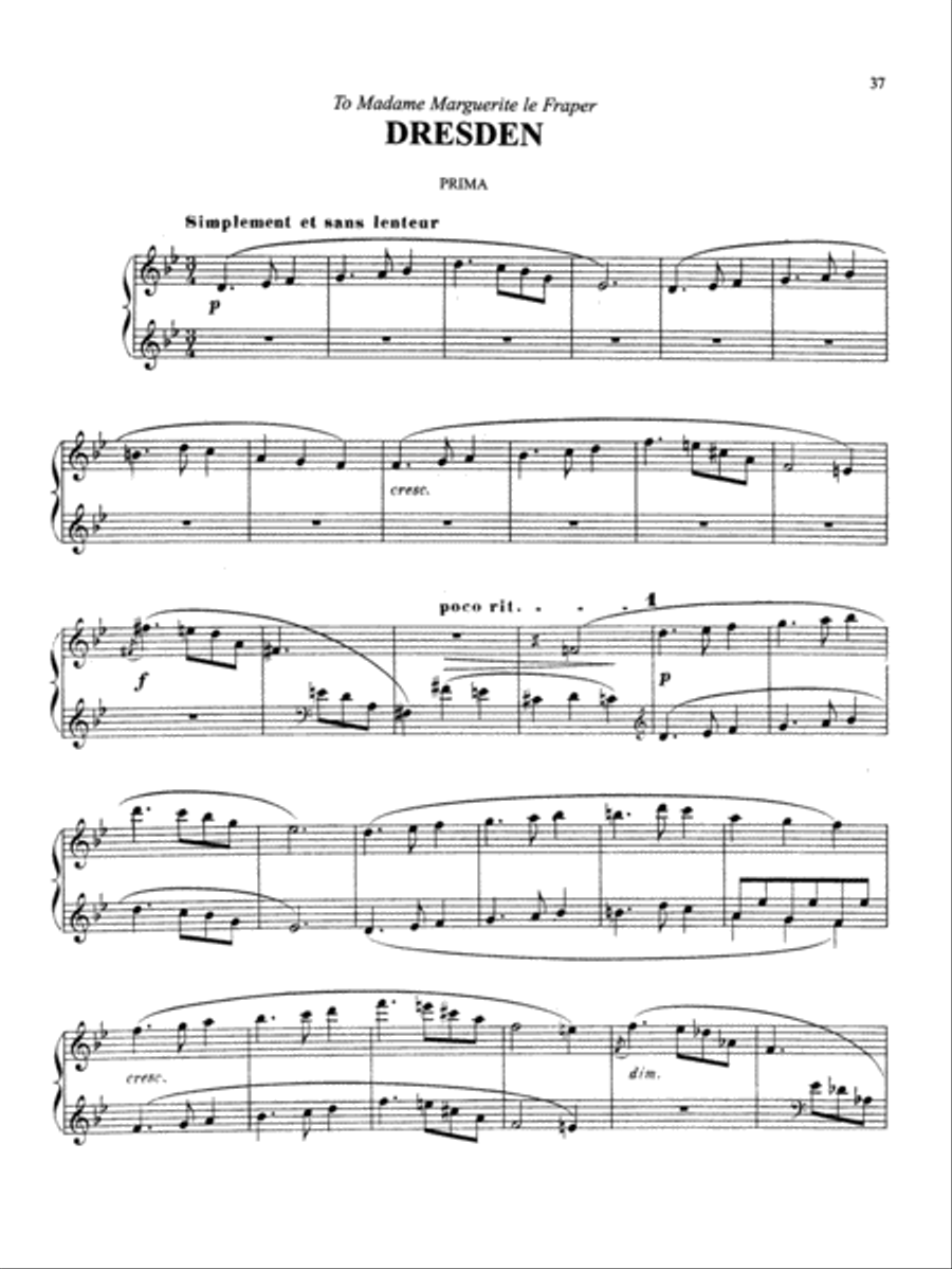 Schmitt: Reflections of Germany, Op. 28 Piano Duet scores gallery preview page 2