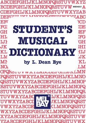 Book cover for Students Musical Dictionary