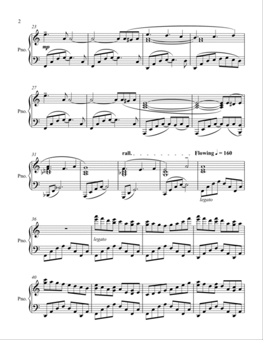 Fantasy Piano Solo scores gallery preview page 2