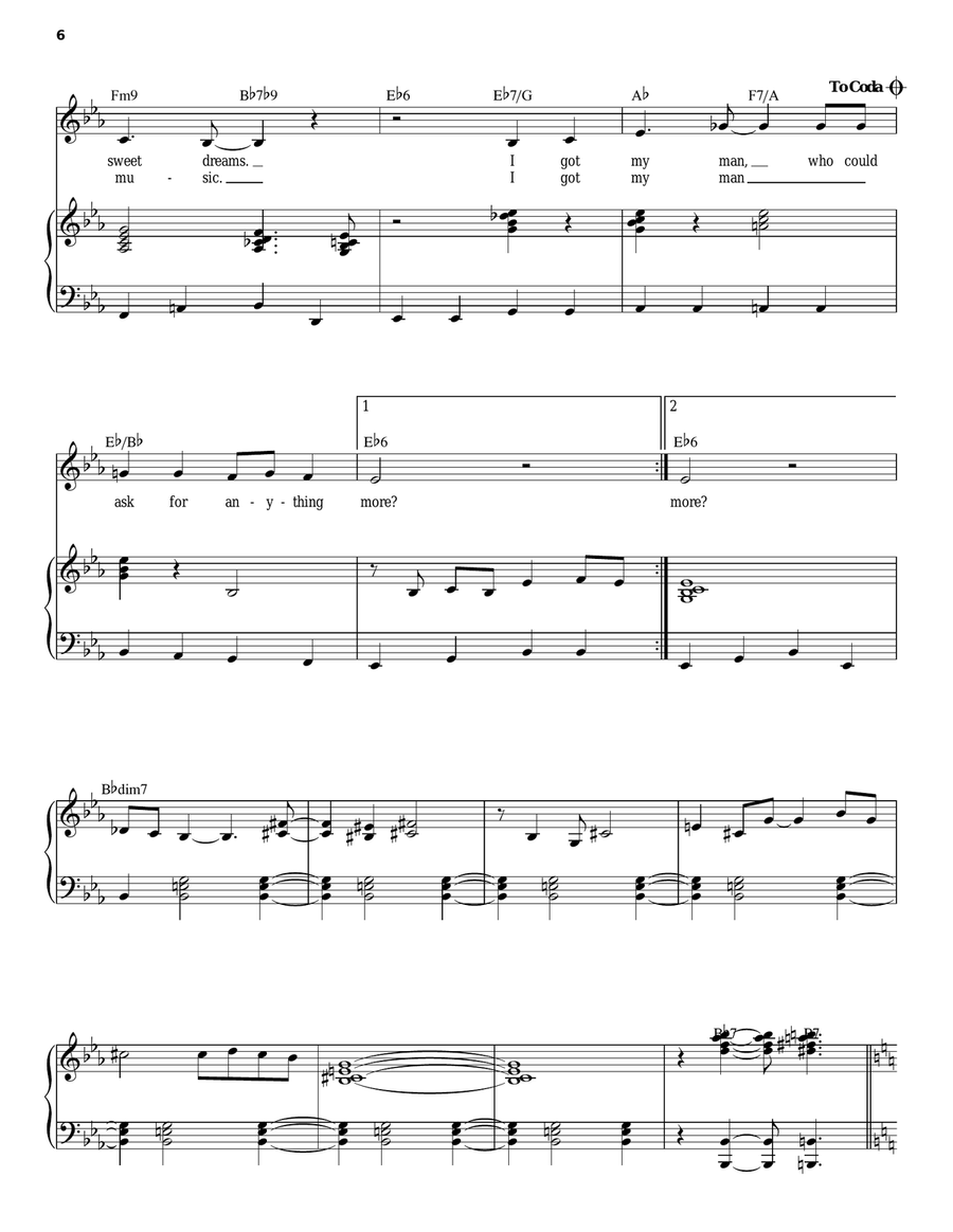 I Got Rhythm Piano, Vocal scores gallery preview page 6