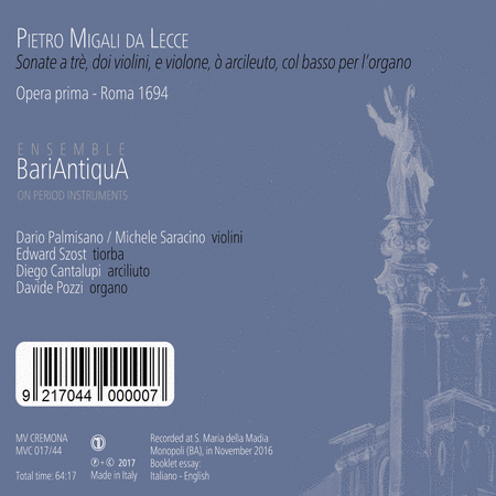 Pietro Migali: Sonate Op. 1