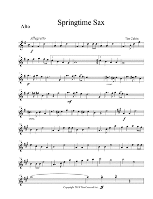Springtime Sax
