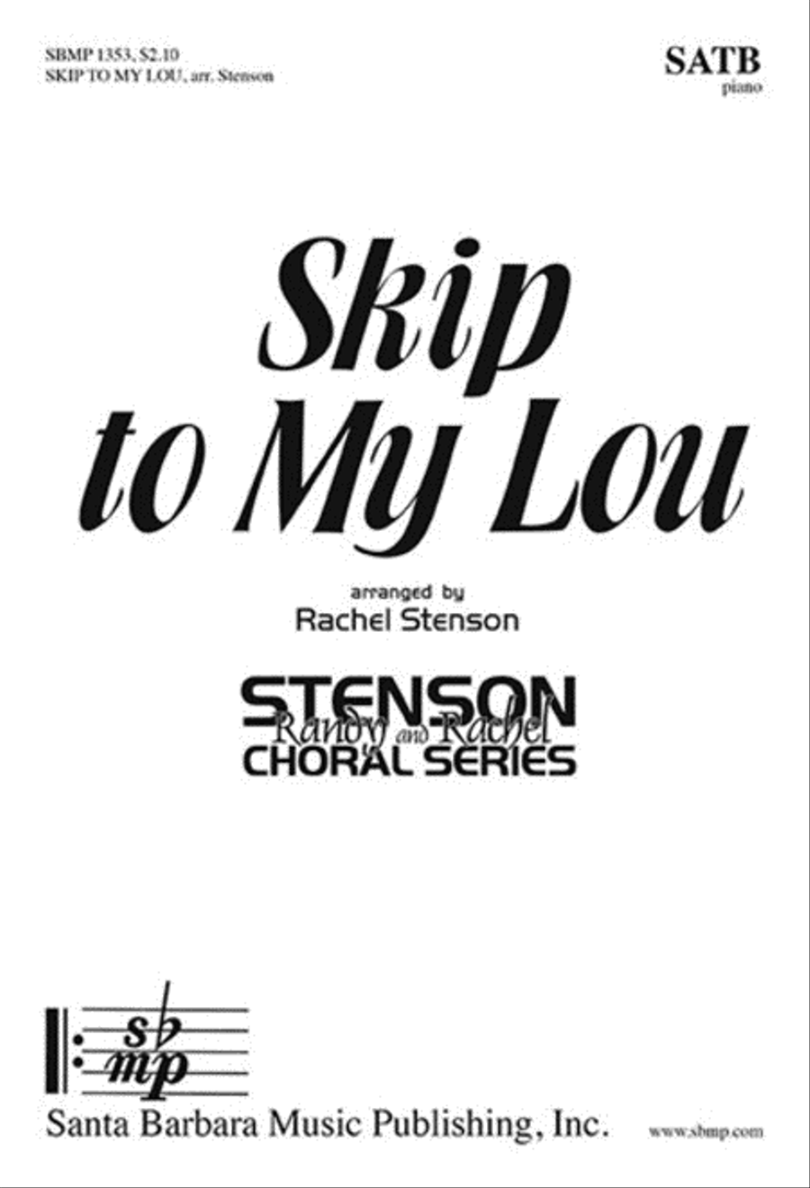 Skip to My Lou - SATB Octavo 4-Part scores gallery preview page 1