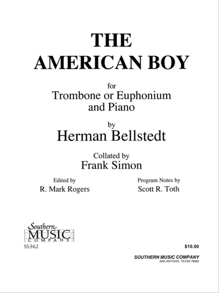 The American Boy The American Boy Trombone scores gallery preview page 1