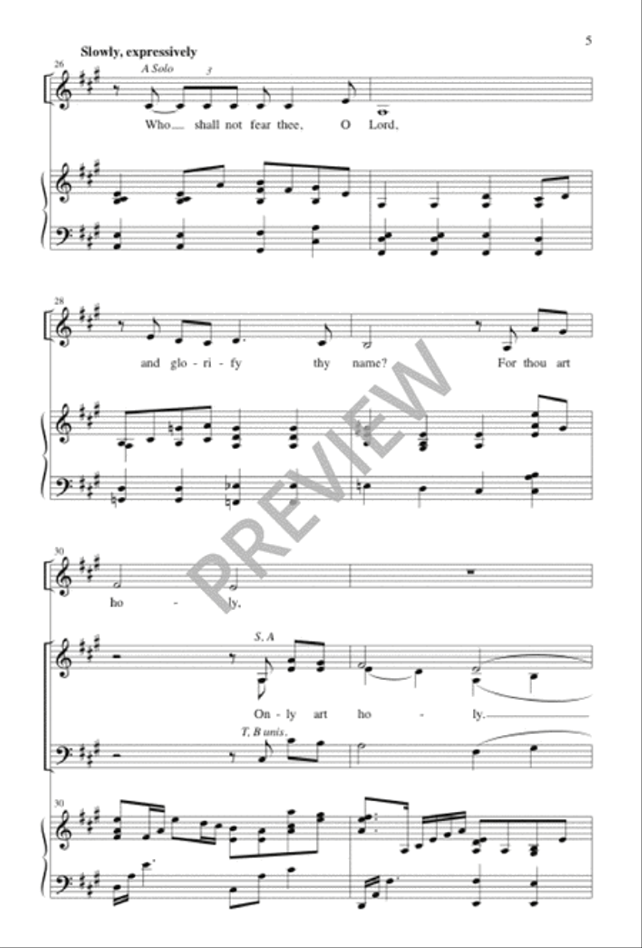 Great and Marvelous Great and Marvelous Choir scores gallery preview page 6