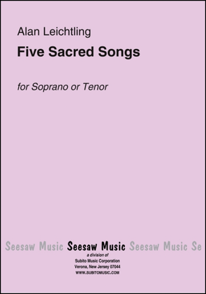 Book cover for Five Sacred Songs