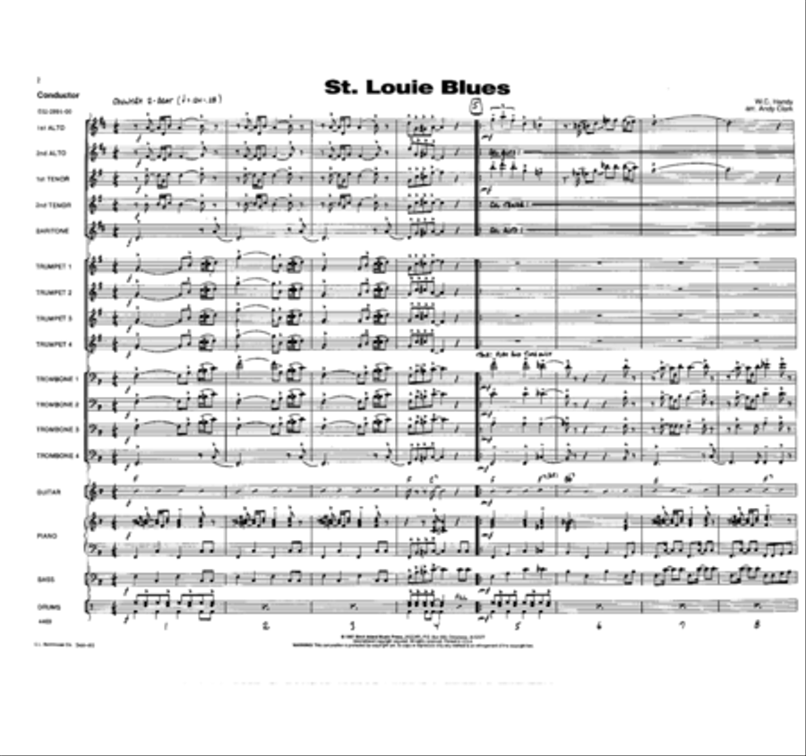 St. Louie Blues Jazz Ensemble scores gallery preview page 2
