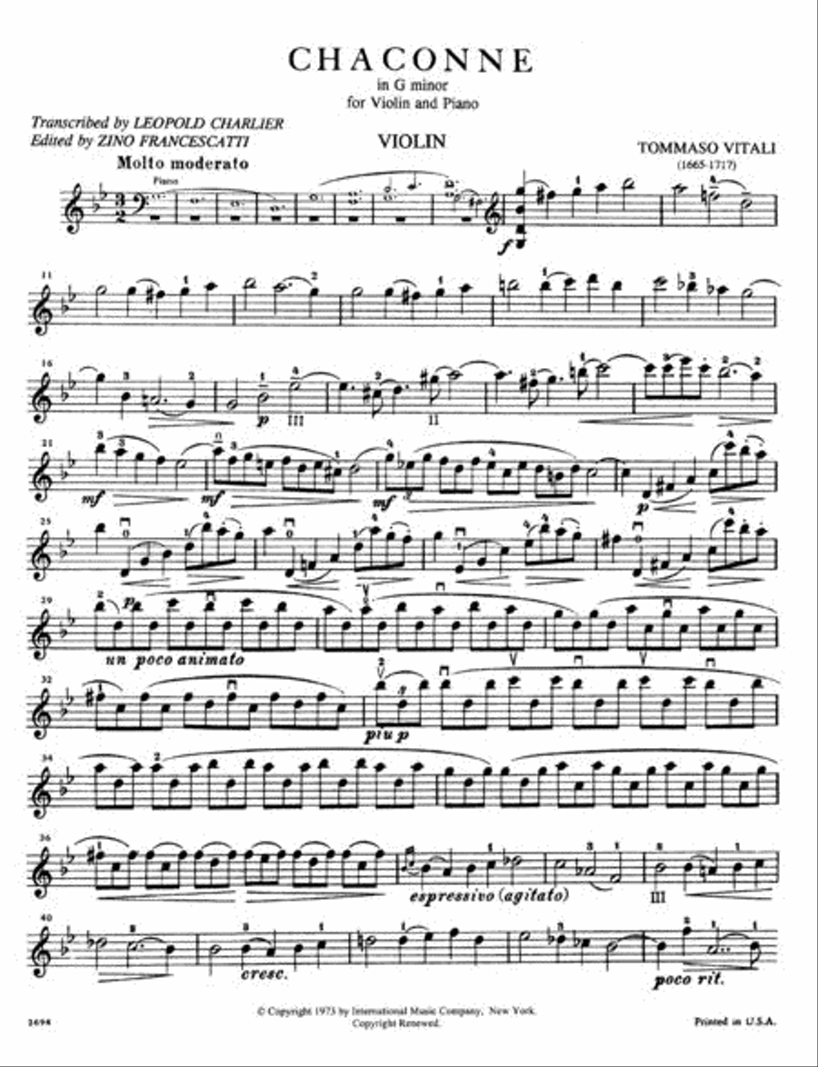 Vitali chaconne cello new arrivals