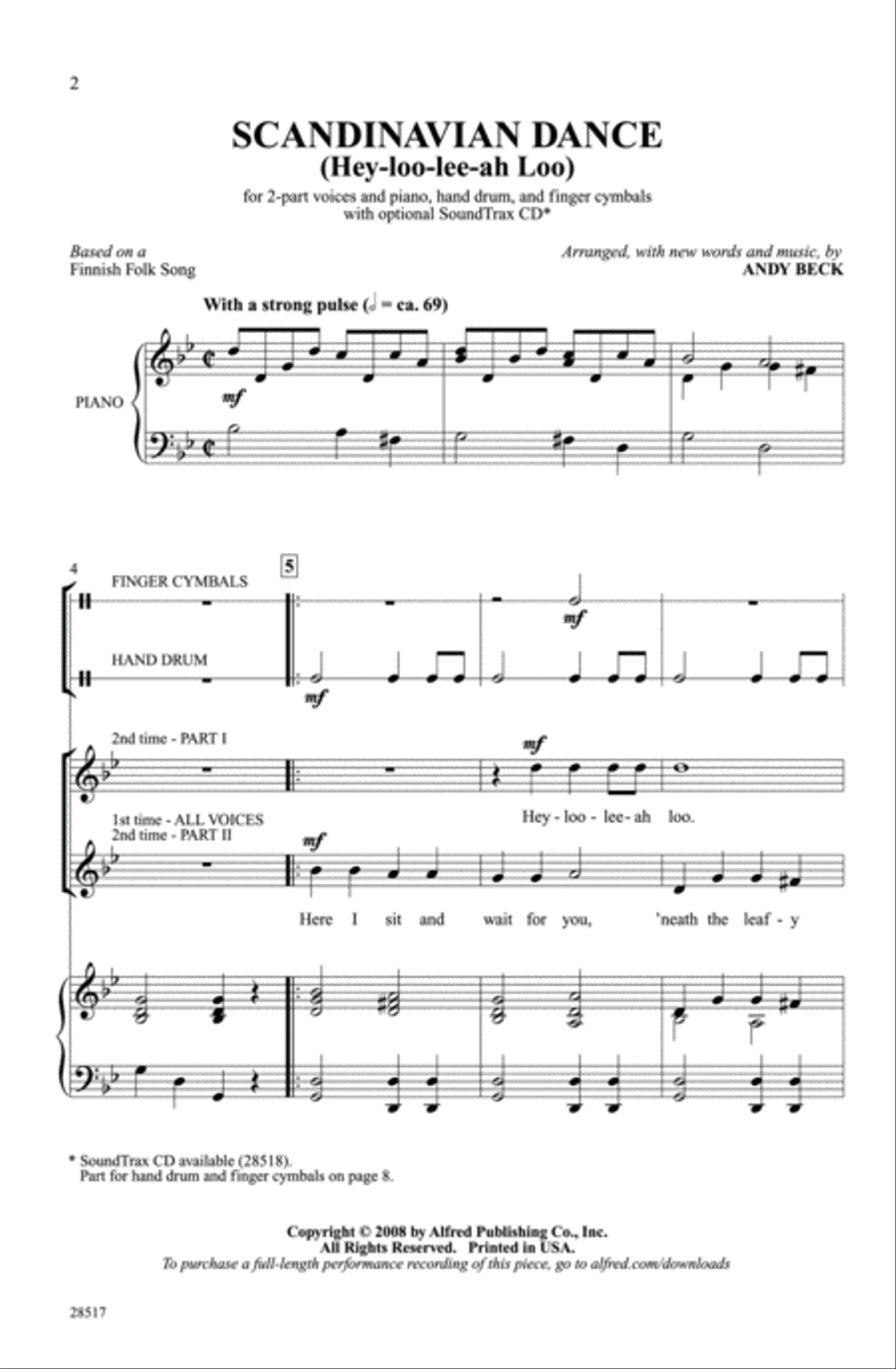 Scandinavian Dance 2-Part scores gallery preview page 2