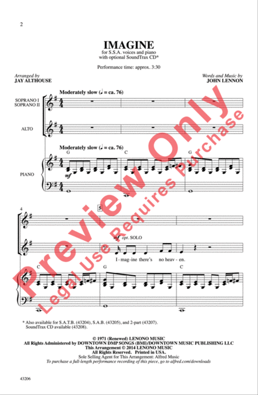 Imagine Imagine Women's Choir scores gallery preview page 2