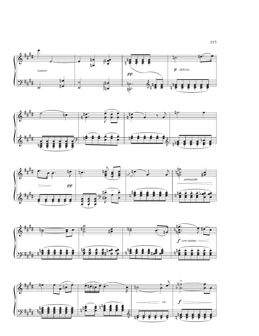 Ebben? Ne Andro Lontana Piano Solo scores gallery preview page 2