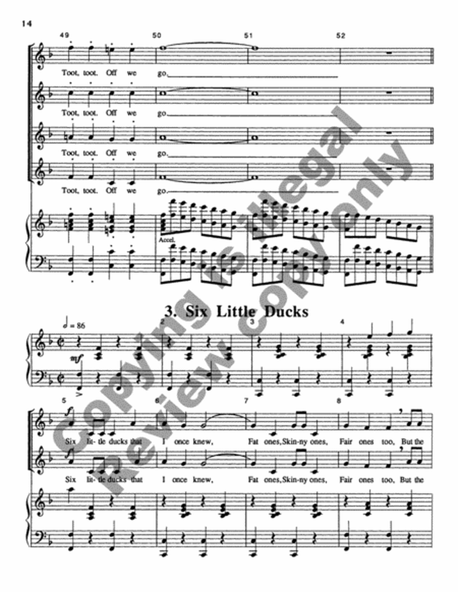 Kids Songs for Kids (Choral Score)