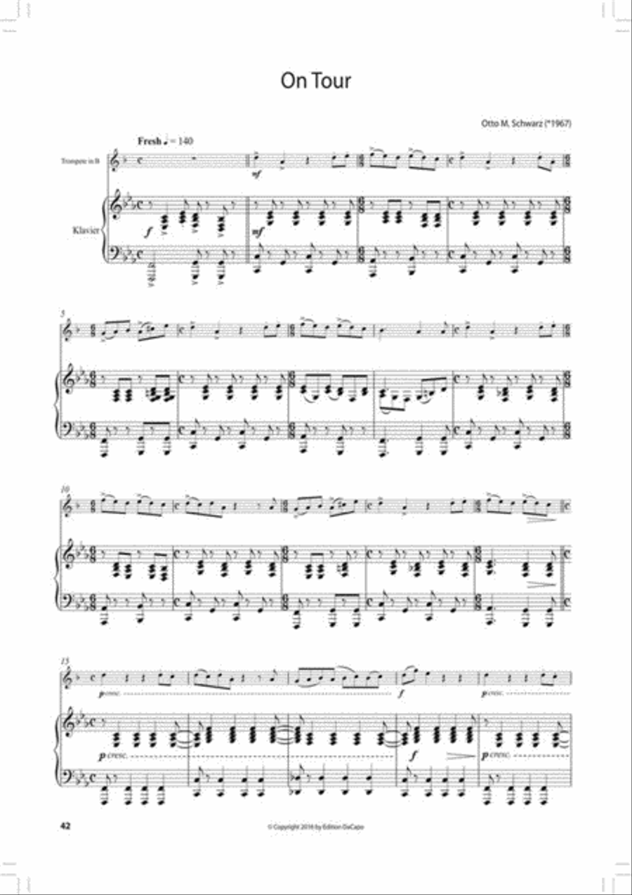 Da Capo Bühnenspaß Bronze - Klavierbegl Trompete Piano Accompaniment scores gallery preview page 5