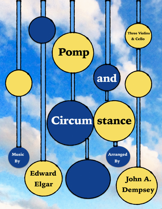 Book cover for Pomp and Circumstance (String Quartet): Three Violins and Cello