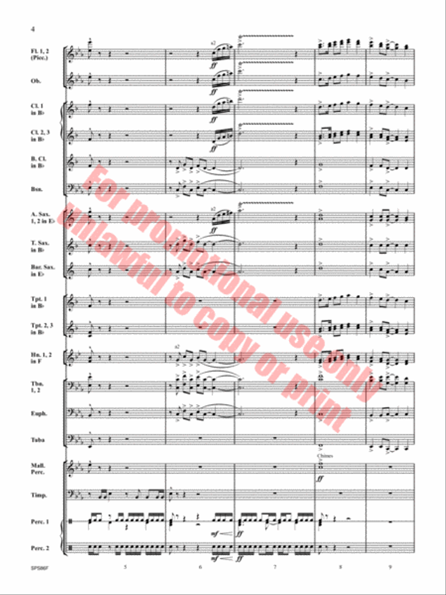 The Hornet's Nest Concert Band scores gallery preview page 5