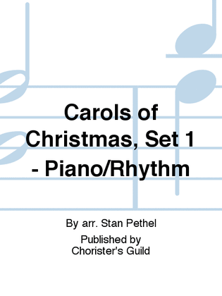 Book cover for Carols of Christmas, Set 1 - Piano/Rhythm