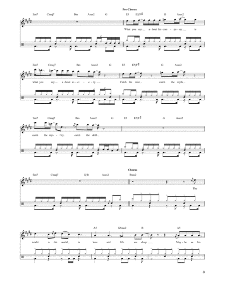 Tom Sawyer Drum Set scores gallery preview page 3