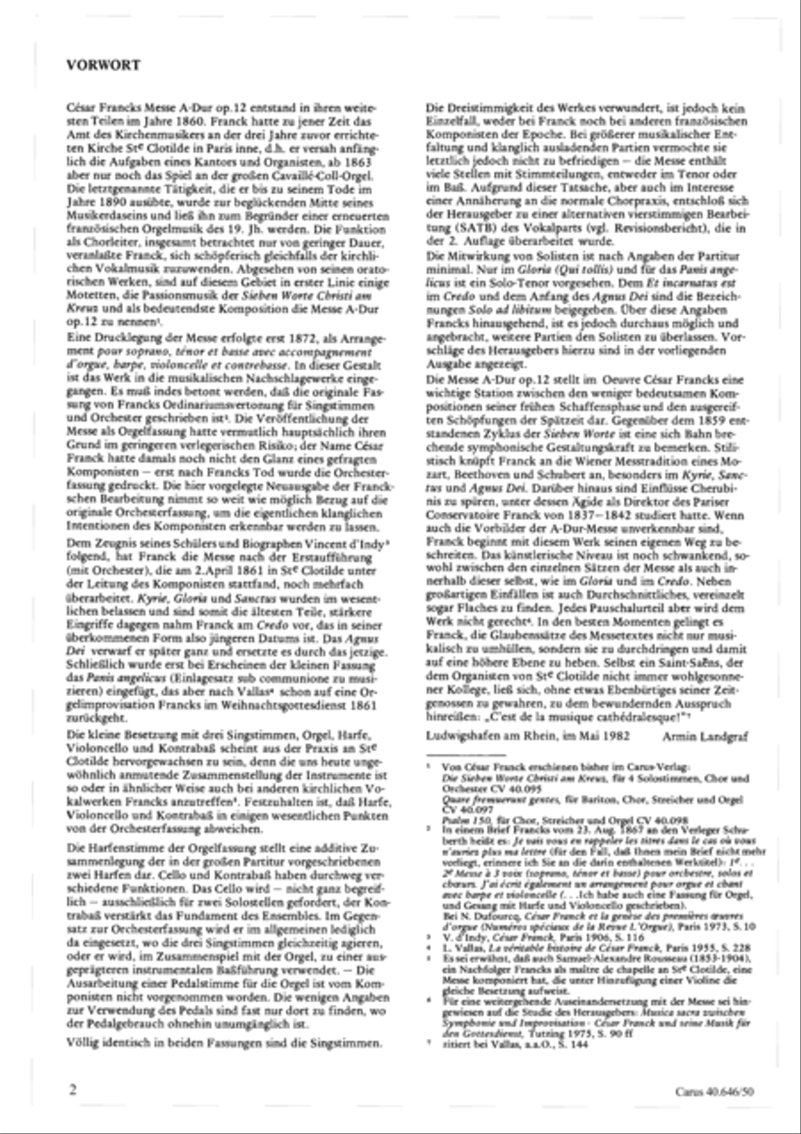 Mass in A major STB scores gallery preview page 4