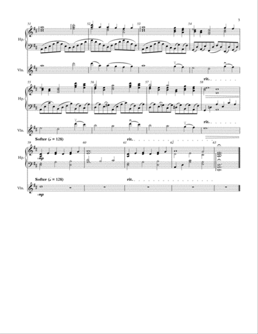From All that Dwell Below the Skies String Duet scores gallery preview page 3