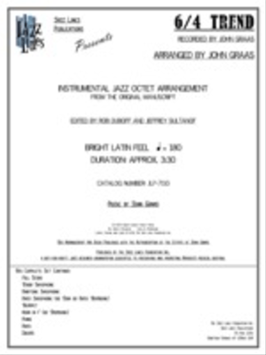 6/4 Trend Chamber Music scores gallery preview page 1