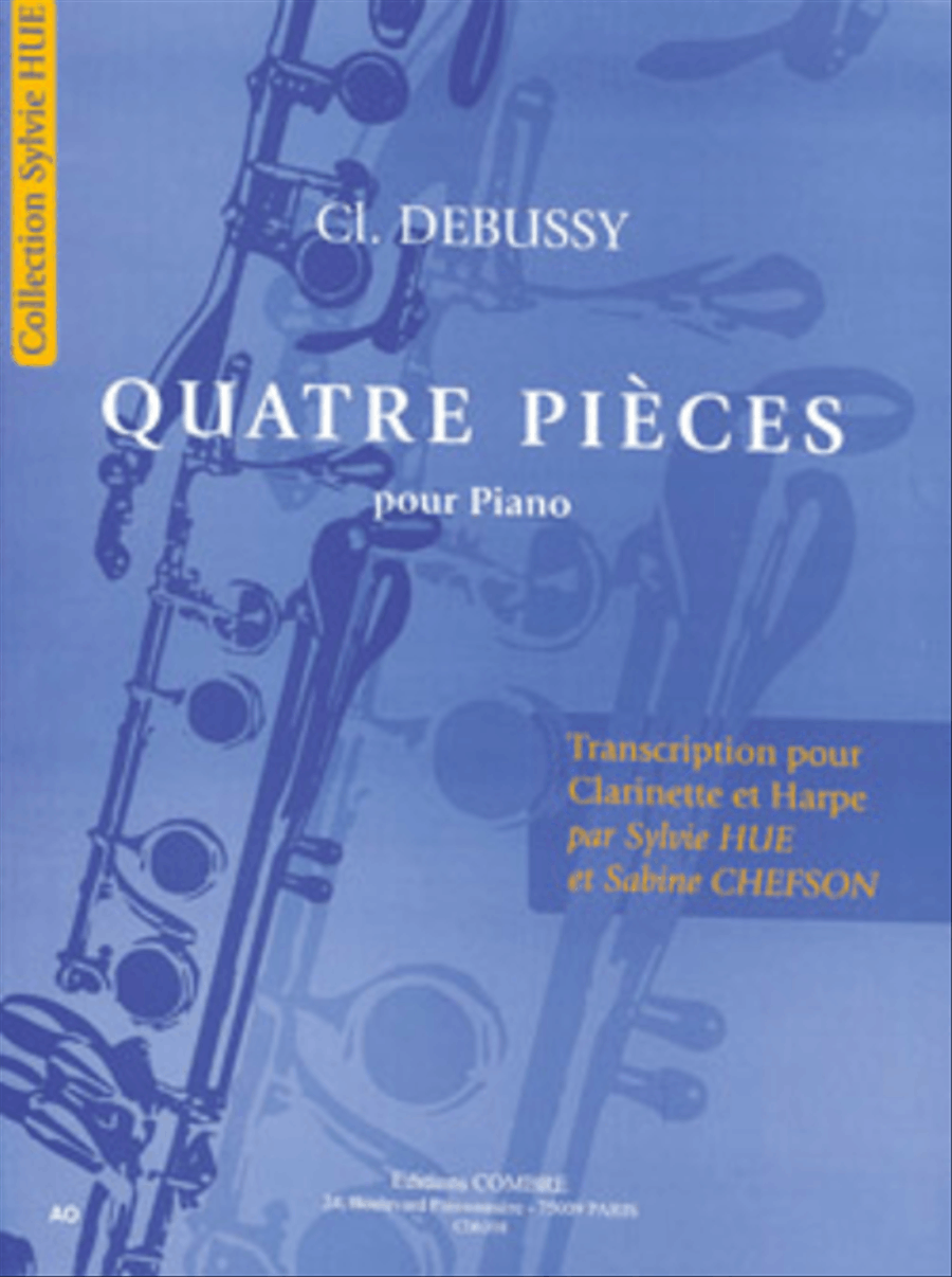 Pieces pour piano (4) Pieces pour piano (4) Clarinet scores gallery preview page 1