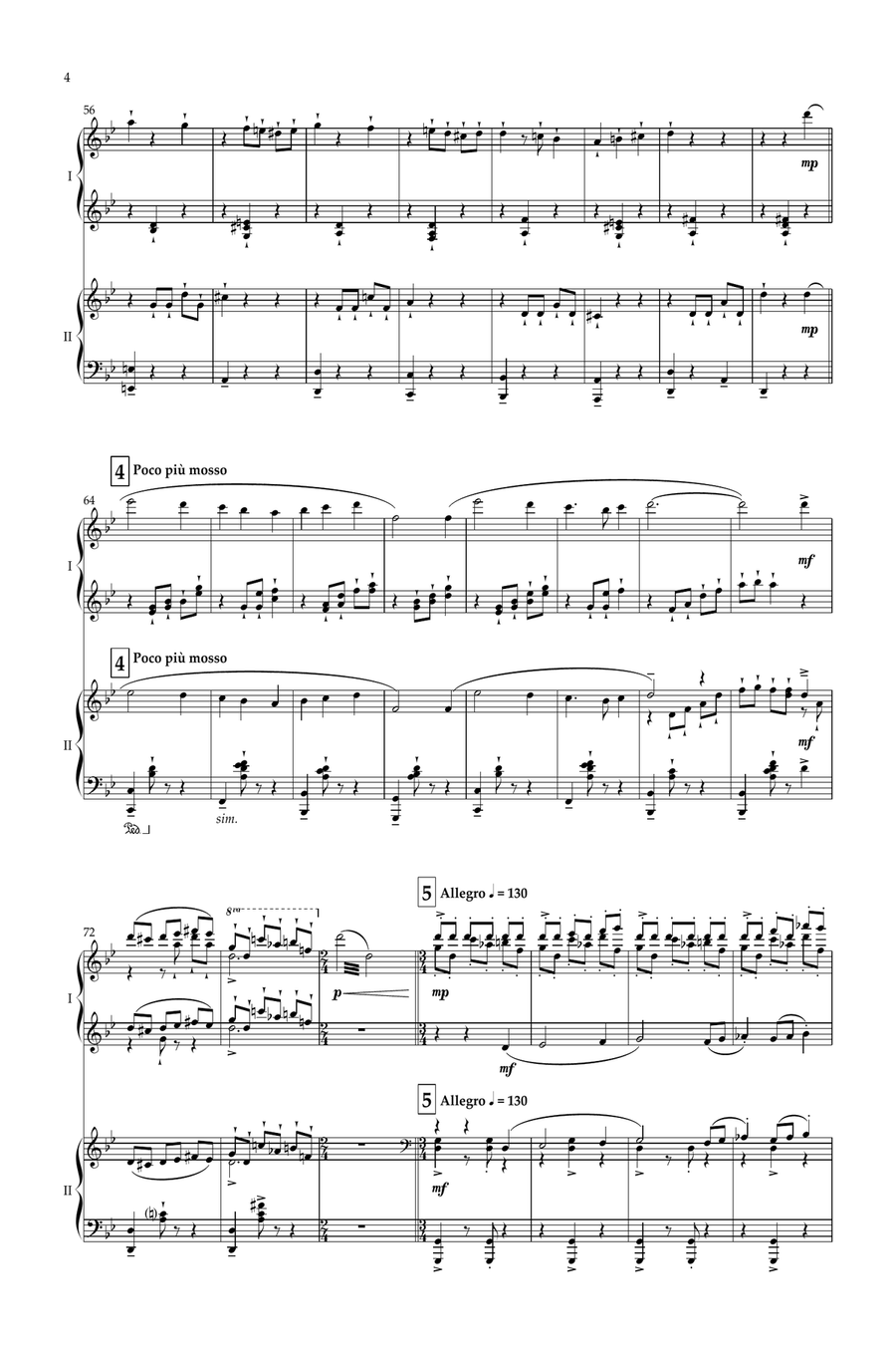 Howl's Moving Castle Howl's Moving Castle Chamber Music scores gallery preview page 4