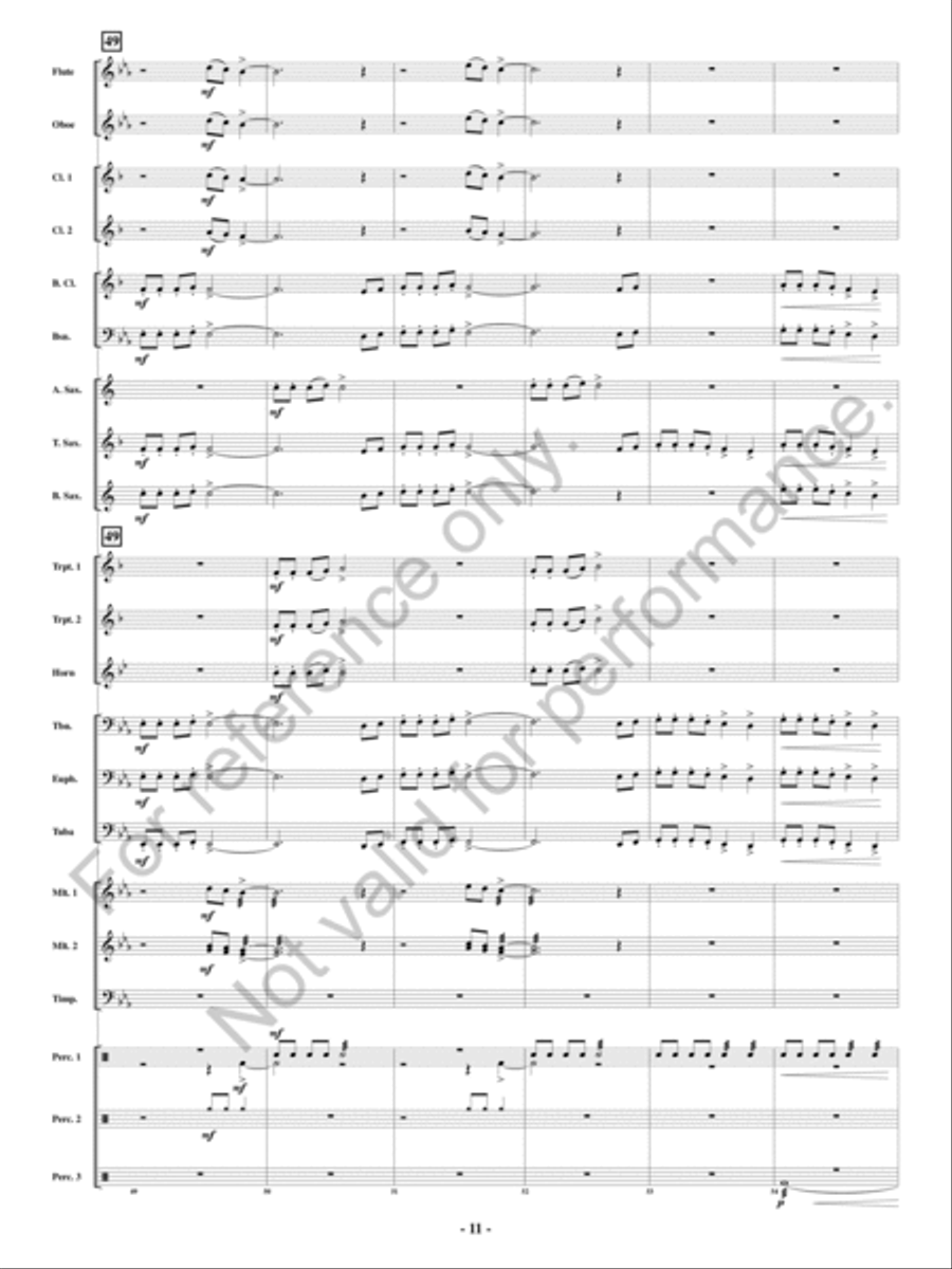 Cerberus Cerberus Concert Band scores gallery preview page 12