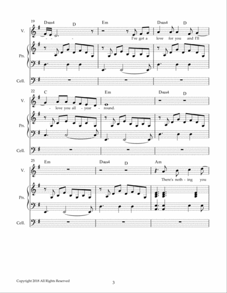 I've Got a Feeling PVG Small Ensemble scores gallery preview page 3