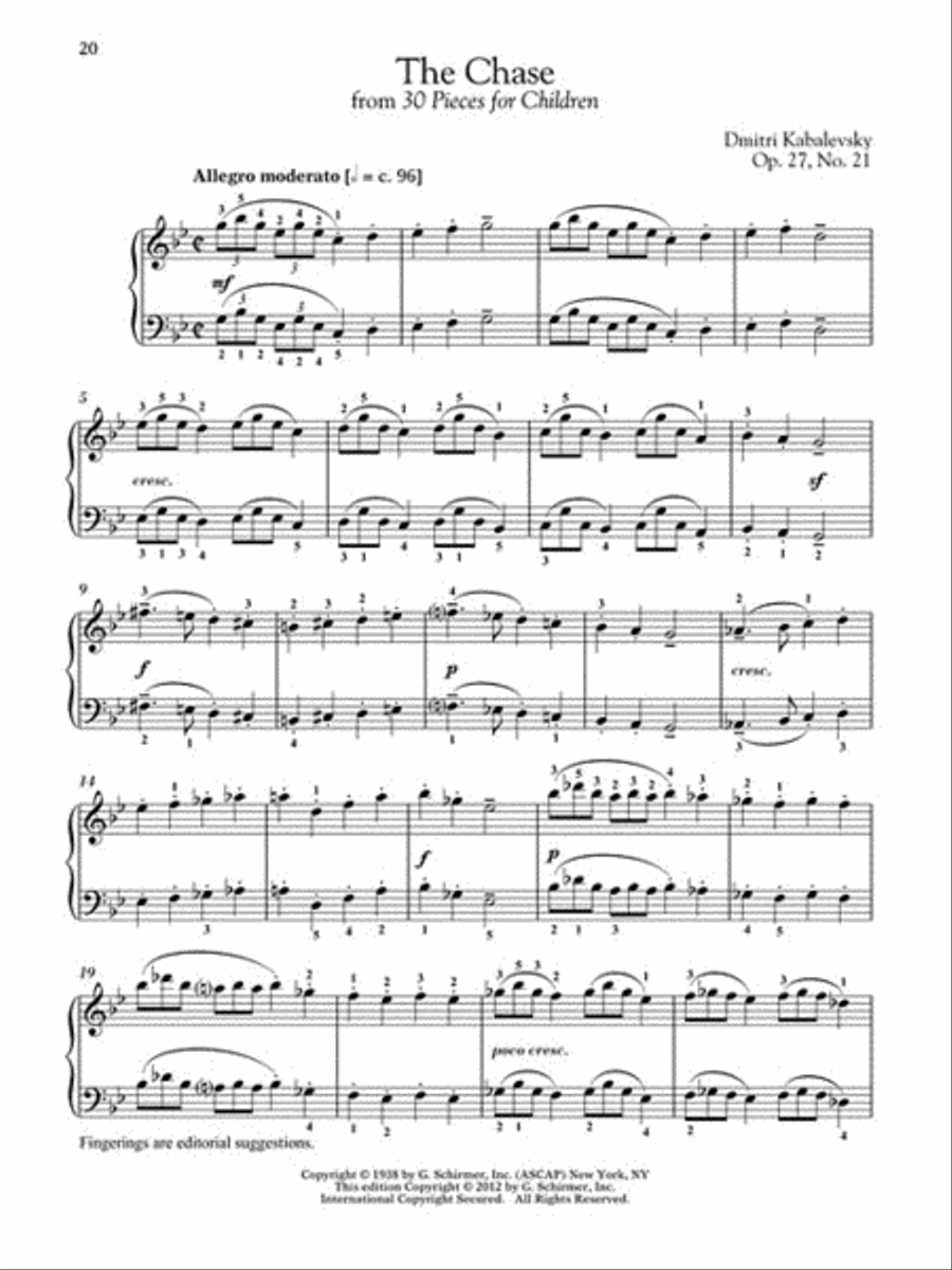 The 20th Century – Intermediate Level Piano Solo scores gallery preview page 8