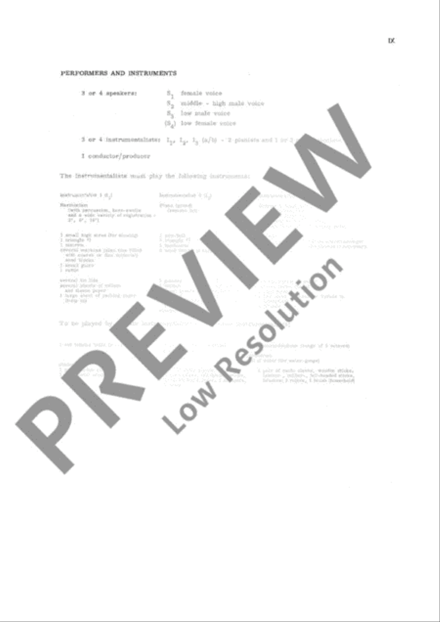 Glossolalie 61 Performance Score scores gallery preview page 10