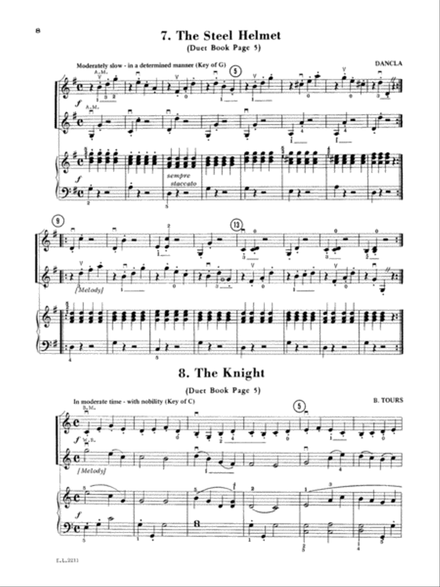 Beautiful Music for Two String Instruments, Book 2 Chamber Orchestra scores gallery preview page 3