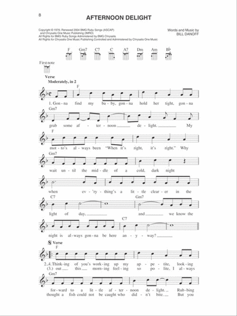 Ukulele Fake Book Ukulele Fake Book Piano scores gallery preview page 2