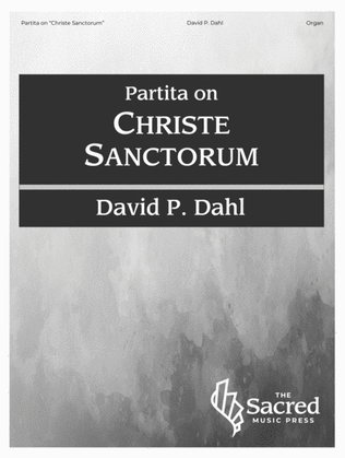 Book cover for Partita on "Christe Sanctorum"