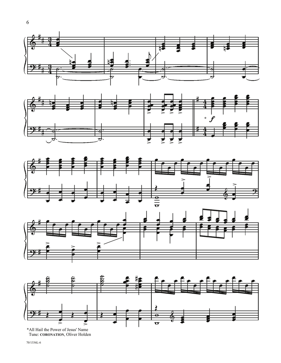 Hymn Medleys of the Faith for Piano (Digital Download) Piano scores gallery preview page 3