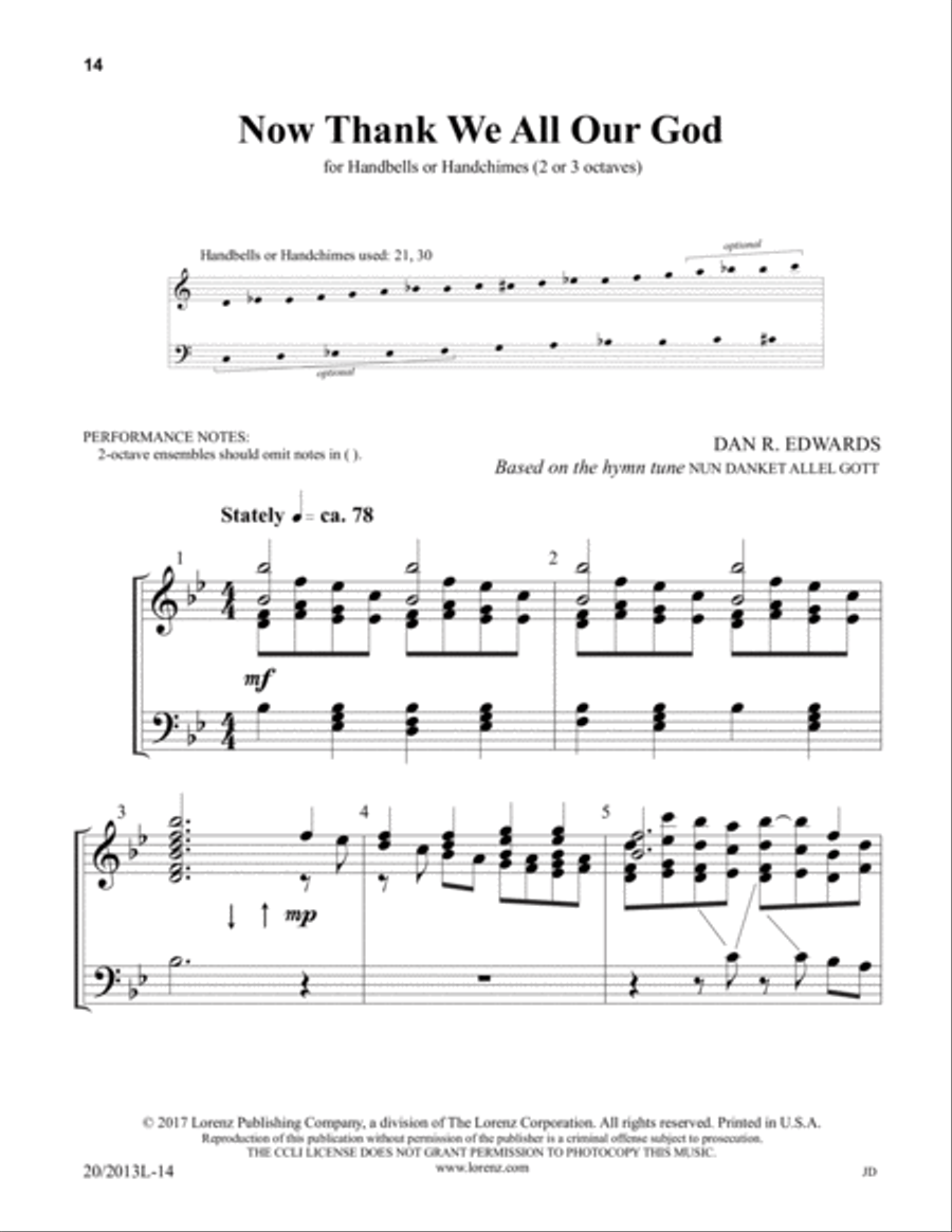 Praise and Thanksgiving Praise and Thanksgiving 3-Octaves scores gallery preview page 10