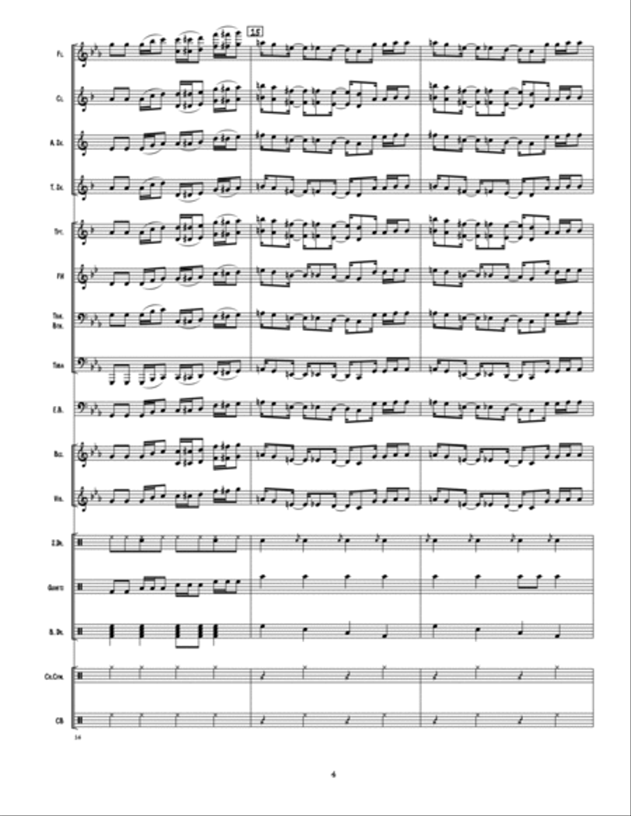 Iron Man Marching Band scores gallery preview page 4