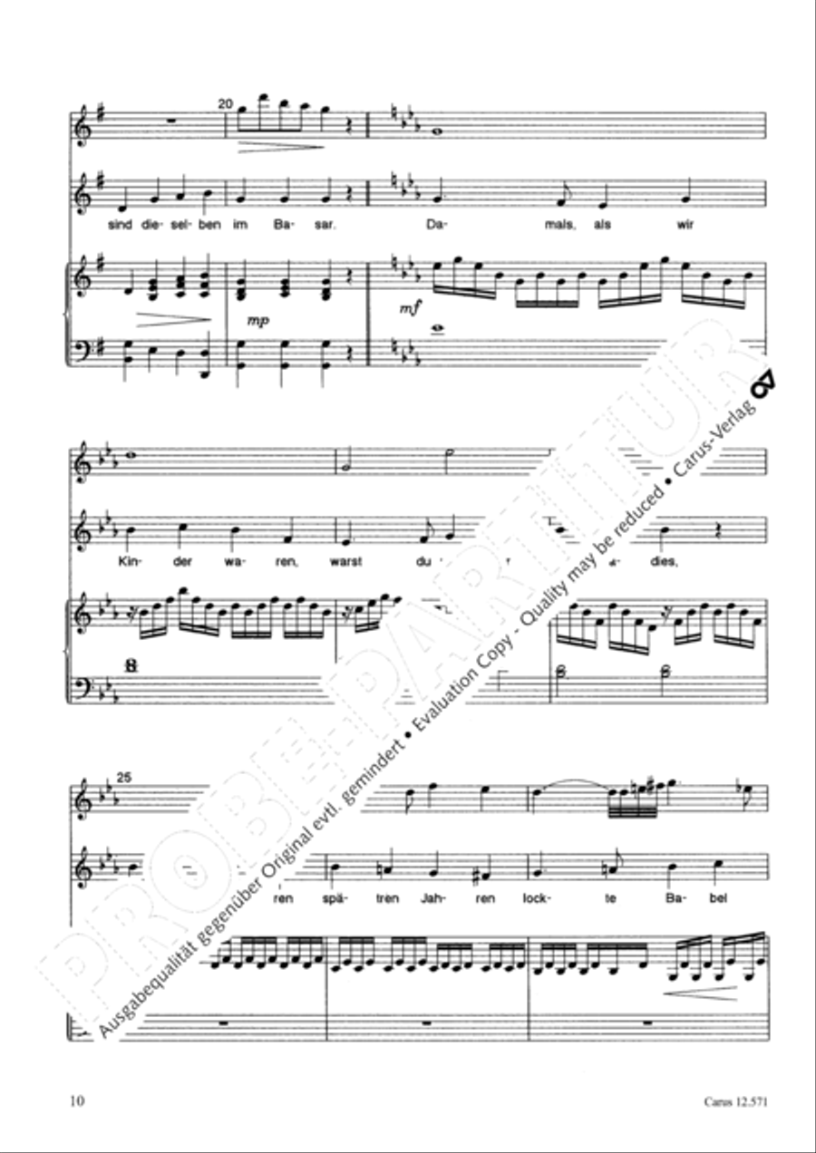 O je, Bethlehem Unison Choir scores gallery preview page 11