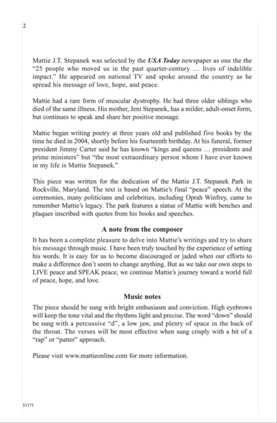 Look Up, Way Down Look Up, Way Down 4-Part scores gallery preview page 1